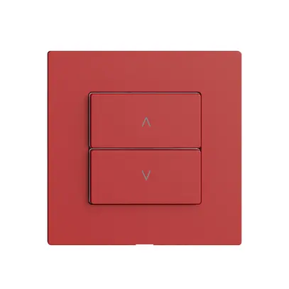 Kit copertura per interruttore tapparelle 1c/2t Edue Wiser berry 