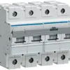 Disgiuntore Hager MCB 4P 400V tipo C 25A 6UM 
