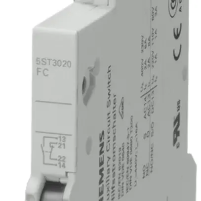 Commutateur de signal d'erreur Siemens SENTRON p.LS+FI/LS, 1F+1O 