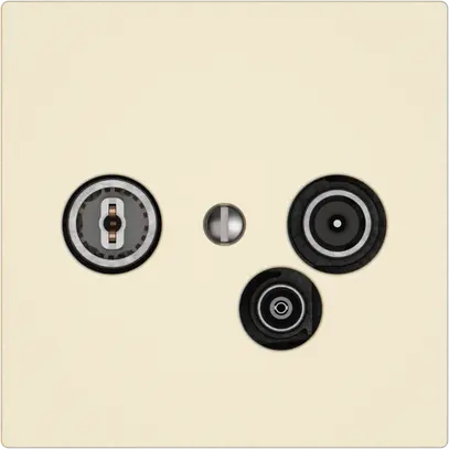 Presa antenna TV-R-dati EDIZIO.liv SNAPFIX® 19dB cr 