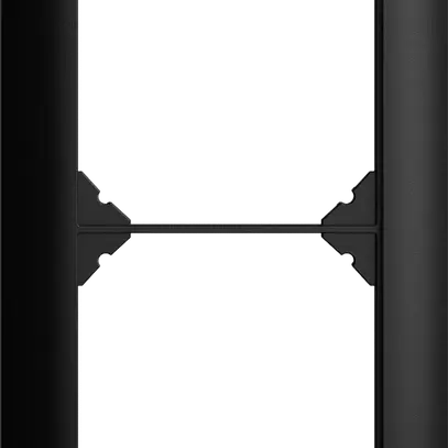 UP-Kopfzeile EDIZIOdue 2×1 schwarz 