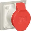 Prise INC CEEtyp 5L 16A J15, droite 
