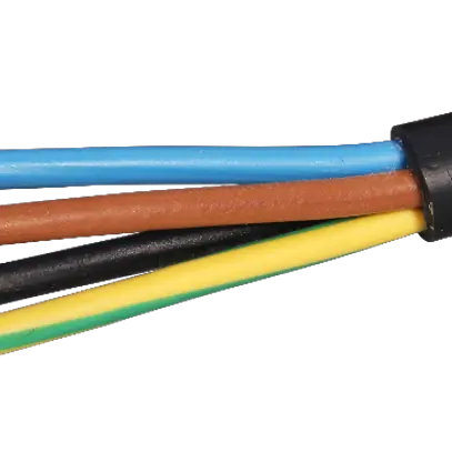 Câble Td 4×1mm² 2LNPE noir Eca Rouleau à 100m