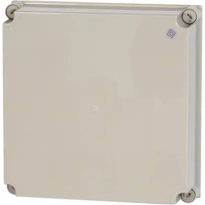 Couvercle Eaton D250-CI48 375×375×70mm RAL7035 gris 