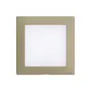 Kit frontal EDIZIOdue sand 60×60mm pour luminaire LED 