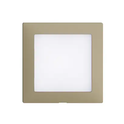 Kit frontal EDIZIOdue sand 60×60mm pour luminaire LED 