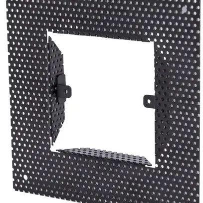 Cadre de fixation INC SLV pour applique INC MOBALA, 135×135×16mm, perforé, noir 