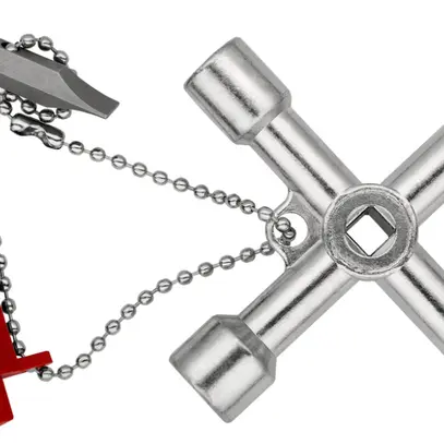 Chiave per armadio elettrico KNIPEX 76mm 