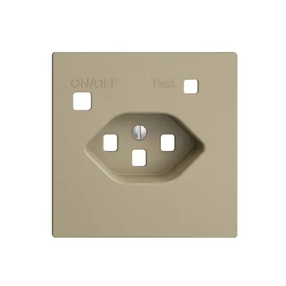 Kit frontale EDIZIOdue per presa FI F, T23, sand 