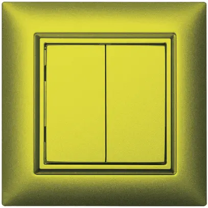 Poussoir RF AP ALADIN EnOcean EDIZIOdue, 2-fois, lemon 