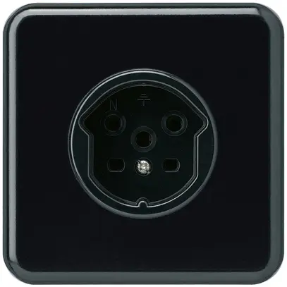 Presa INC HA basico tipo 15 con morsetti a innesto nero 