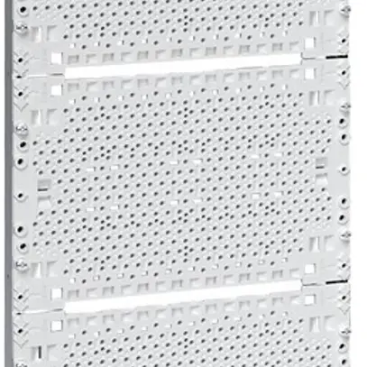 Travée télécom Hager avec plaques de montage 7-rangées 1100×250mm 