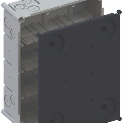 Scatola INC AGRO 4×3 650°C con coperchio di protezione, M20/25, grigio 