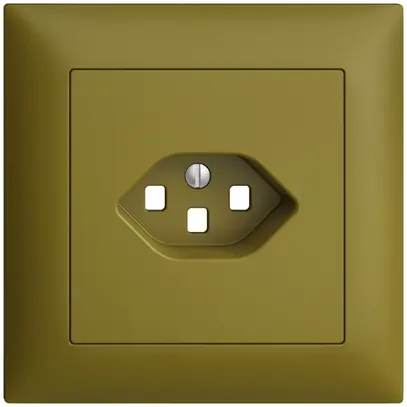 Kit frontale INC EDIZIOdue olive 88×88mm 1×T23 