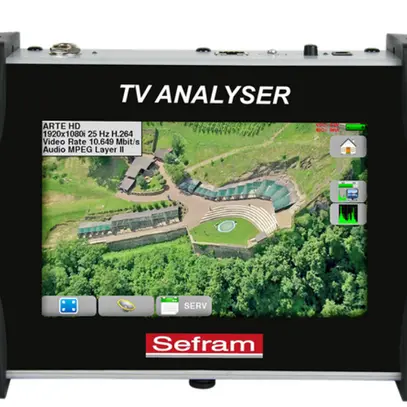 Strumento di misura WISI DVB-S/S2, DVB-C/C2, DVB-T/T2 