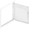 Porta media con cornice SE Pragma bianco per 2parte/4file 