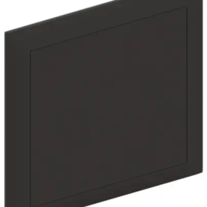 Steckdeckel AGRO 130×130mm schwarz mit Diagonalsteg 