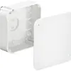 UP-Abzweigdose AGRO 107×107×53mm weiss Quickbox HQ1 halogenfrei 