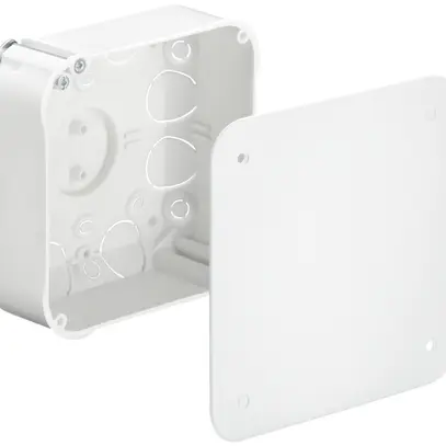 Boîte de dérivation ENC AGRO 107×107×53mm blanc Quickbox HQ1 sans halogène 