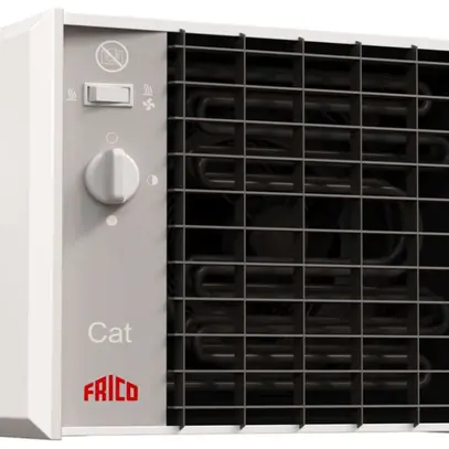 Termoventilatore Frico CAT C5N 400V 5kW 480m³/h 6.7kg 335×255×276mm IP44 bianco 