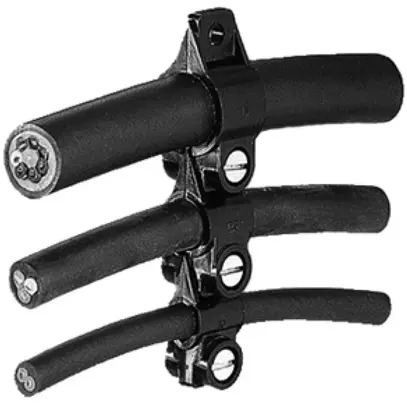 Brida per sospensione cavi Ø10mm, poliammide, nero 