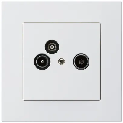 Presa antenna INC R/TV/dati kallysto.pro 19dB bianco 