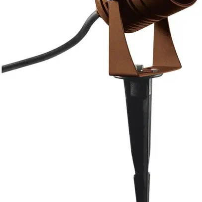 Lampada a picchetto LED SLV SPIKE, 6W, 3000K, 400lm, IP55, 40°, ruggine 