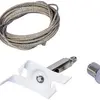 Kit di sospensione DOTLUX per binario a 3 fasi PRO, cavo 1.5m, bianco 