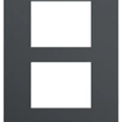 Cadre de recouvrement audio ABB-Welcome, pour 1/4 (4 modules), Al anthracite 