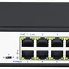 Switch VALUE PoE+ Gigabit Ethernet, 8-Port + 2-Port Uplink (GbE/SFP) 