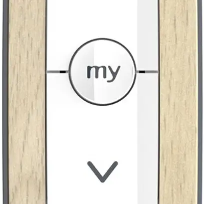 Télécommande RF Somfy SITUO 1 RTS Natural II, 1-canal, aspect bois 