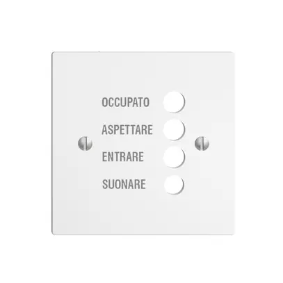 Placca frontale EDIZIOdue bianco italiano 