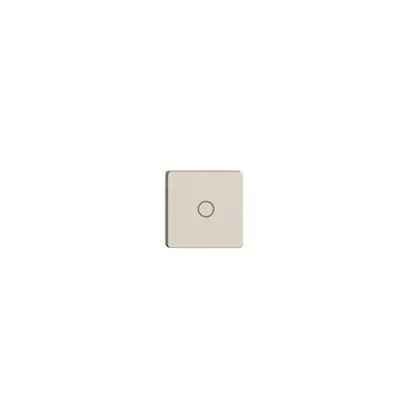 Poussoir 1/4 ENC Edue Wiser symbole O (hors) crema 