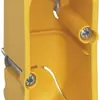 Boîte ENC Batibox MOS jaune 1mod. p=40mm pour cloison creuse 
