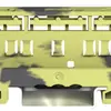 Befestigungsadapter WAGO COMPACT 221, 4mm², auf TH-35, 17.5mm, grau/gelb 