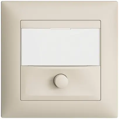 Poussoir ENC avec porte-étiquette EDIZIOdue crema 