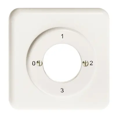 Kit frontale INC 0-1-2-3 bianco per interr.rotativo a chiave 