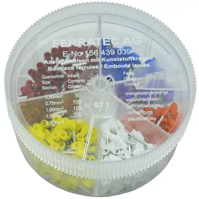 Embouts de câble assortis Ferratec isolés SD91 