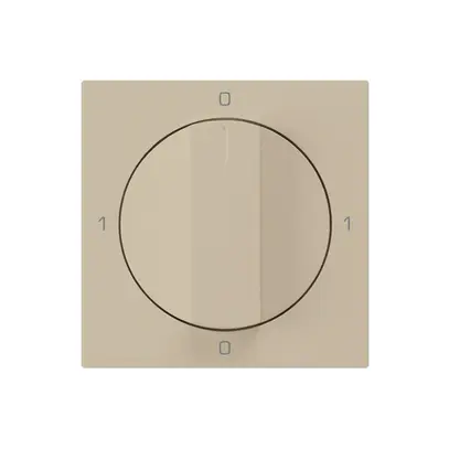 Kit frontale per interruttore rotativo S0 60×60mm kallysto 0-1-0-1 beige 