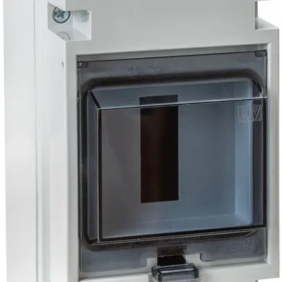 Coffret AP Elcase 174×101×111mm 1×4 modules IP65 IK08 650°C ABS/PC gris 