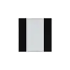 Face poussoir Hager basico KNX sextuple noir 45×45mm 