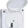 UP-Montageset R&M Geradeauslass 2×Kat.5e/6/6A spezial, IP55, weiss 