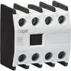 Contatto ausiliari Hager 2Ch+2R per EV040…EV170, EVN063…EVN200 