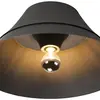 Plafoniera/lpda a muro SLV BATO 45 CW E27 60W Ø450mm nero 