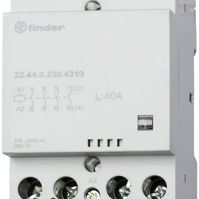 Contacteur Finder 4F 40A 230VAC/DC 