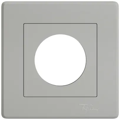 Kit de recouvrement ENC EDIZIO.liv SNAPFIX® thermostat 96×96×7mm gris clair IP20 