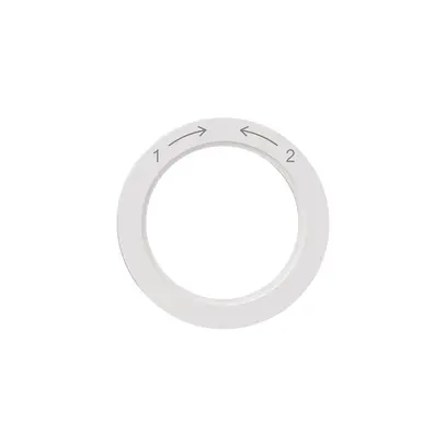 Disque indicateur NEVO, p.interrupteur rotatif, 1-> <-2, blanc 