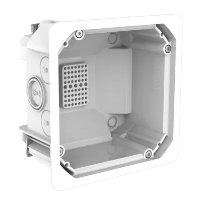 Scatola per parete cava MT QUADRO 1×1 TFC 850°C 125×125×73mm bianco 