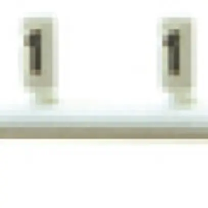 Bezeichnungsstab Woertz weiss Beschriftung: AC-Symbol 