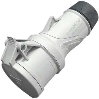 Prise mobile CEE PowerTOPXtra R 16A IP54 5P 1h 500V Ø69×174mm gris 